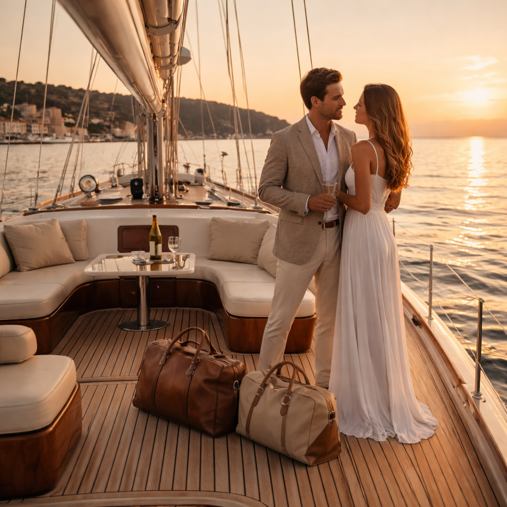 Kako pakirati za luksuzni dopust brez kompromisov med stilom, udobjem in navtično prakso