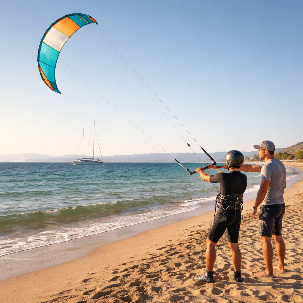 Kitesurfing kako začeti in ostati varen, ko veter postane najdražji luksuz